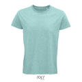 CAMISETA HOMBRE AJUSTADA DE PUNTO LISO Y CUELLO REDONDO