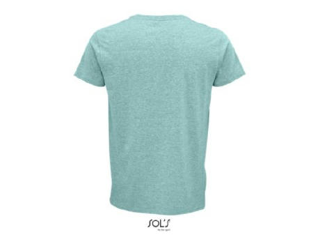 CAMISETA HOMBRE AJUSTADA DE PUNTO LISO Y CUELLO REDONDO
