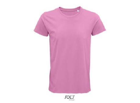 CAMISETA HOMBRE AJUSTADA DE PUNTO LISO Y CUELLO REDONDO