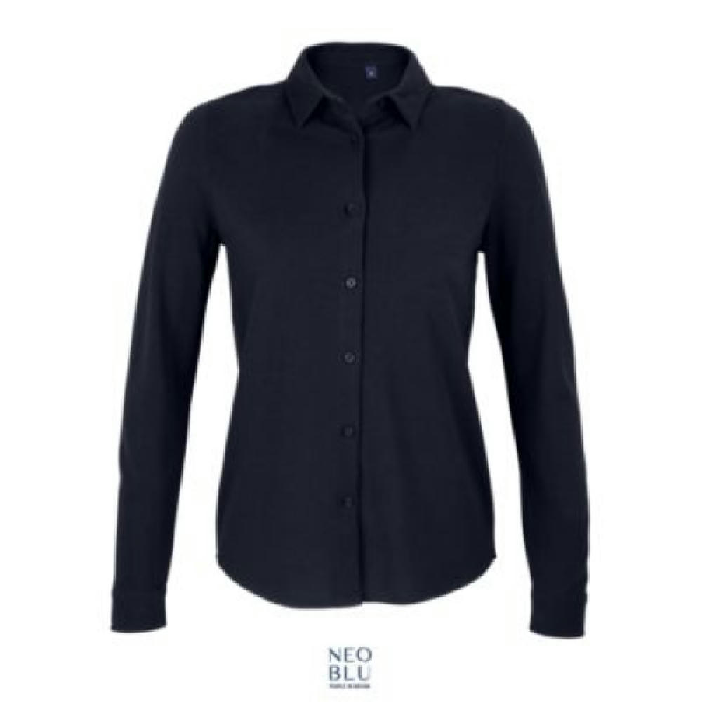 CAMISA DE PIQUÉ DE ALGODÓN PARA MUJER