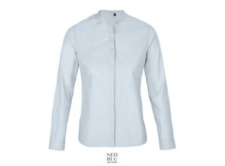 CAMISA DE CUELLO MANDARÍN PARA MUJER