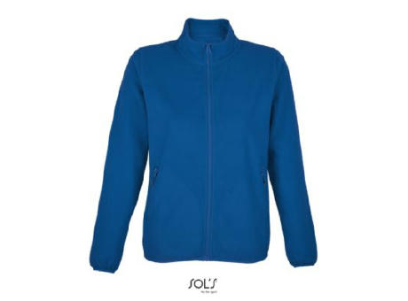 CHAQUETA CON CREMALLERA DE MICROFIBRA PARA MUJER