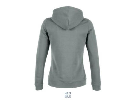 SUDADERA MUJER DE FRENCH TERRY CON CAPUCHA