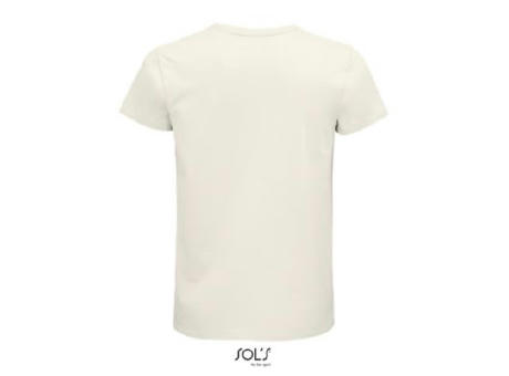 CAMISETA HOMBRE AJUSTADA DE PUNTO LISO Y CUELLO REDONDO