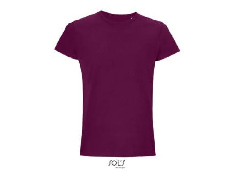 CAMISETA HOMBRE AJUSTADA DE PUNTO LISO Y CUELLO REDONDO