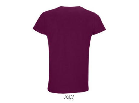 CAMISETA HOMBRE AJUSTADA DE PUNTO LISO Y CUELLO REDONDO