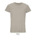 CAMISETA HOMBRE AJUSTADA DE PUNTO LISO Y CUELLO REDONDO
