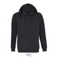 SUDADERA UNISEX CON CREMALLERA Y CAPUCHA