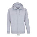SUDADERA UNISEX CON CREMALLERA Y CAPUCHA