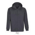 SUDADERA UNISEX CON CREMALLERA Y CAPUCHA