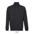 SUDADERA UNISEX CUELLO ALTO CON CREMALLERA 1/4