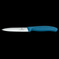 Swiss Classic, Gemüsemesser, 10cm, gerade, Mittelspitz, blau