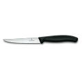 Swiss Classic, Steakmesser Set, 6tlg, 11cm, Wellen, schwarz