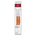 Swiss Classic, Gemüsem. Set, 2tlg, 10cm, gerade/Wellen,orange,Box