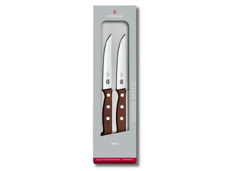 Victorinox - Wood Steakmesser-Set. 2-teilig