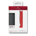 Schneidebrett Picknick Messer Set, 2tlg, 11cm, Wellen, rot