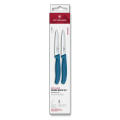 Swiss Classic, Gemüsem. Set, 2tlg, 10cm, gerade/Wellen, blau, Box