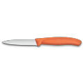 Swiss Classic, Gemüsemesser, 8cm, Wellen, Mittelspitz, orange