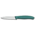 Swiss Classic, Gemüsemesser, 8cm, Wellen, Mittelspitz, grün