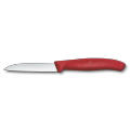 Swiss Classic, Gemüsemesser, 8cm, gerade, rot