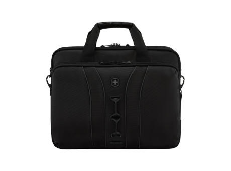 Icons Business, Legacy Black Series, 16" Laptop Briefcase, Black