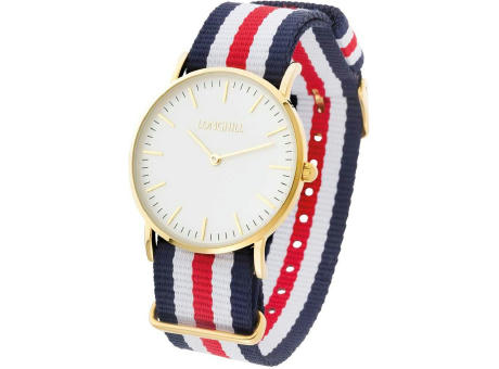 Metalluhr TEXSTYLE FLAT GOLD SMALL