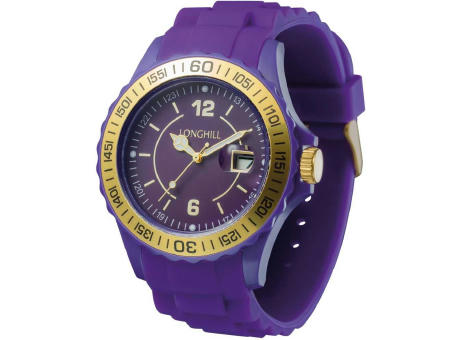 Kunststoffuhr LOGI GOLD