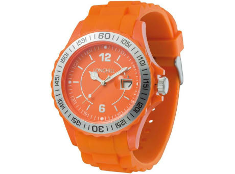 Kunststoffuhr LOGI SILBER