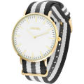 Metalluhr TEXSTYLE FLAT GOLD BIG