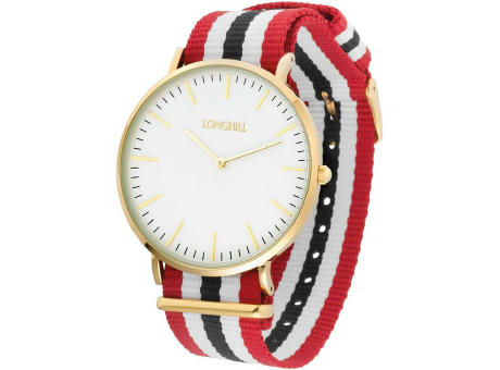 Metalluhr TEXSTYLE FLAT GOLD BIG