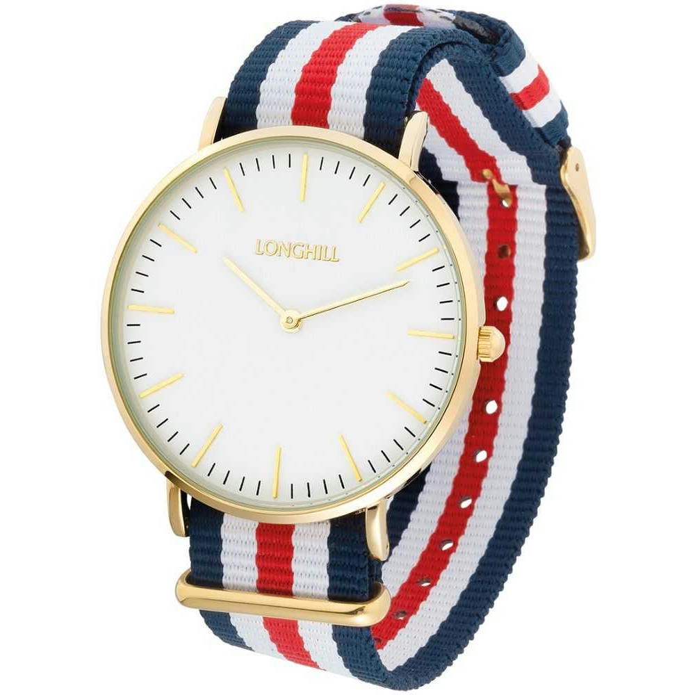 Metalluhr TEXSTYLE FLAT GOLD BIG