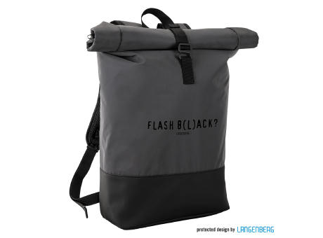 Rollup-Rucksack FLASH-BLACK