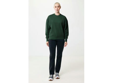 Iqoniq Kruger Relax-Rundhals-Sweater aus recycelt. Baumwolle