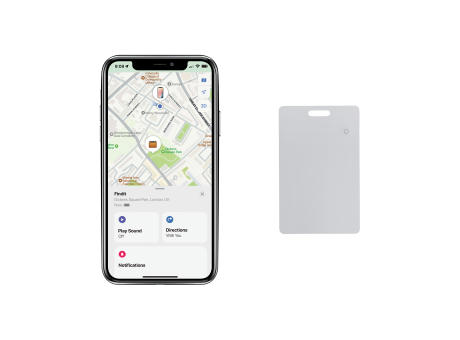 Findit RCS rABS wiederaufladbare Ultra-Thin Tracker-Karte