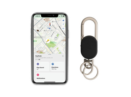 Schlüsselanhänger Keyfinder mit weltweiter Ortung und USB-C