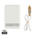 Zen 5000mAh 5W magnetische Bambus-Powerbank aus RCS rPlastik