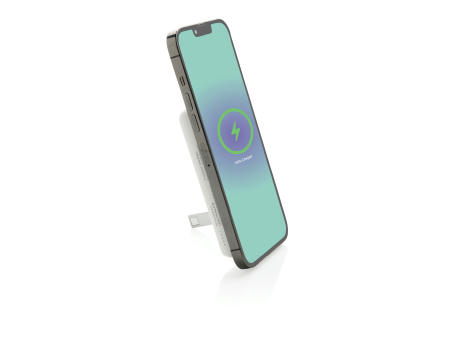 Zen 5000mAh 5W magnetische Bambus-Powerbank aus RCS rPlastik