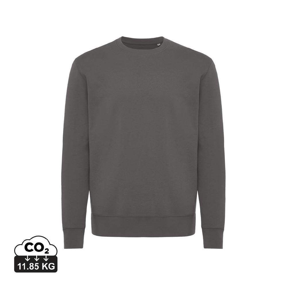 Iqoniq Kruger Relax-Rundhals-Sweater aus recycelt. Baumwolle