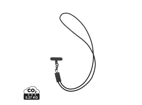 Terra duales Ladekabel aus RCS recyceltem PET mit Lanyard