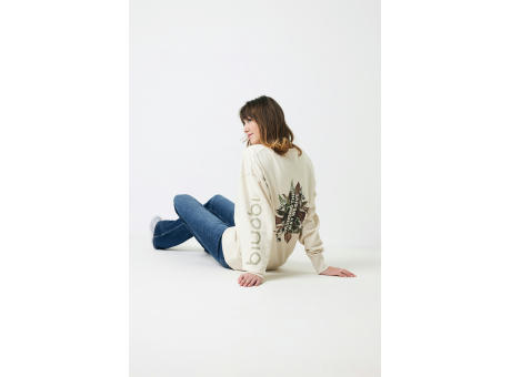 Iqoniq Kruger Relax-Rundhals-Sweater aus recycelt. Baumwolle