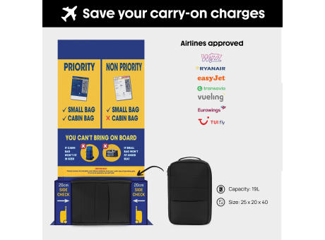 Armond Aware™ RPET Free -On-Board Travel Pack