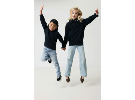 IQONIQ Yengo KidsHoodie mit Seitentaschen aus rec. Baumwolle