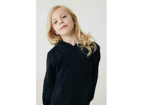 IQONIQ Yengo KidsHoodie mit Seitentaschen aus rec. Baumwolle