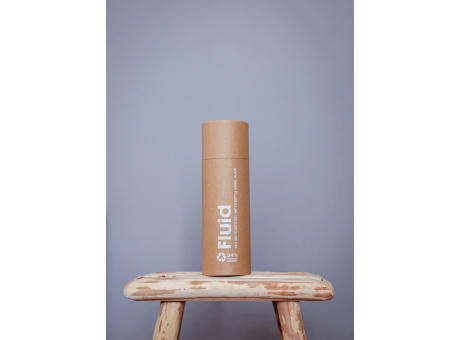 Fluid Flasche aus RCS-zertifiziert recyceltem Stahl, 600ml