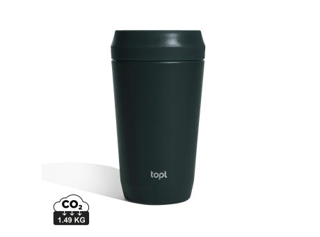 Topl-Trinkbecher aus rec. Stahl mit 360-Grad-Deckel 354ml