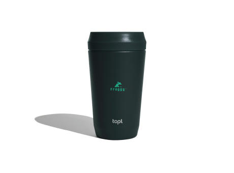 Topl-Trinkbecher aus rec. Stahl mit 360-Grad-Deckel 354ml