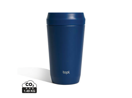 Topl-Trinkbecher aus rec. Stahl mit 360-Grad-Deckel 354ml