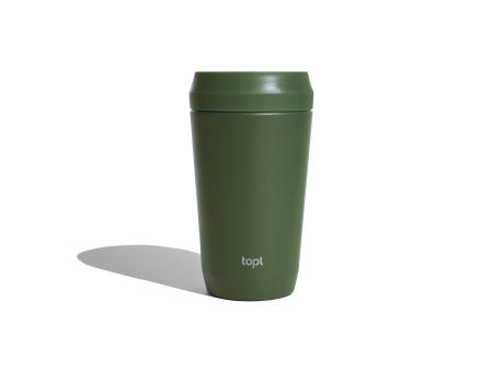 Topl-Trinkbecher aus rec. Stahl mit 360-Grad-Deckel 354ml