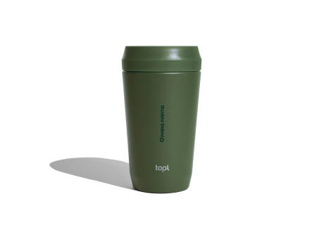 Topl-Trinkbecher aus rec. Stahl mit 360-Grad-Deckel 354ml