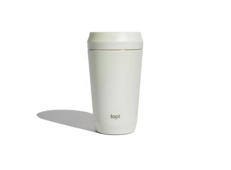 Topl-Trinkbecher aus rec. Stahl mit 360-Grad-Deckel 354ml